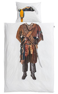 Snurk Bettwäsche Pirat 135 x 200 cm 100% Baumwolle