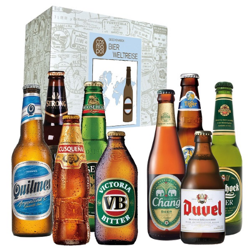 Geschenkbox Bier Weltreise