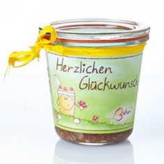 Kuchen im Glas - Herzlichen Glückwunsch